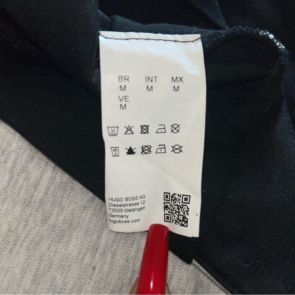 HUGO BOSS tracksuit | Men Medium Jacket/ Small Pants | gray/black | Good Cond. - Picture 4 of 5
